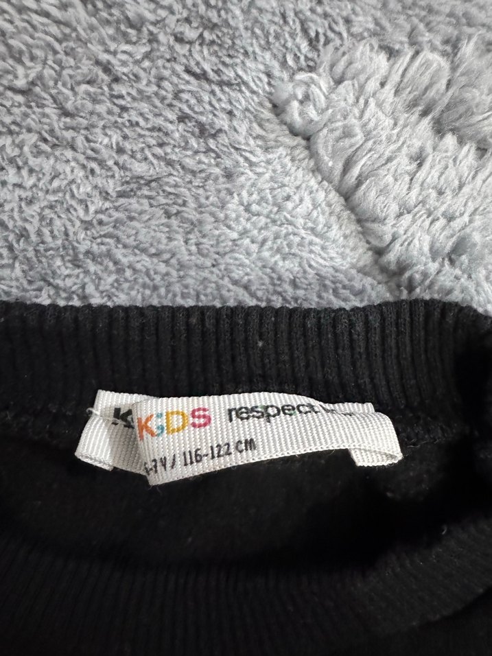 Siyah Baskılı Erkek Sweatshirt - Görsel 2