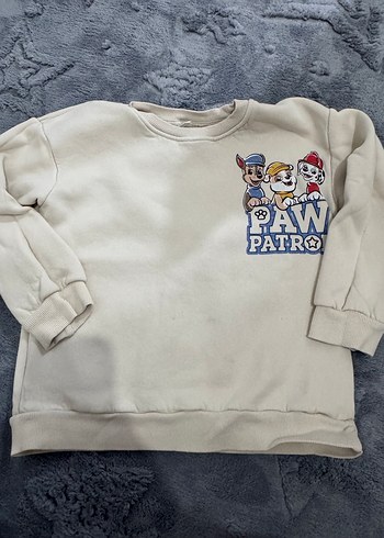 Baskılı Beyaz Erkek Sweatshirt - Görsel 2