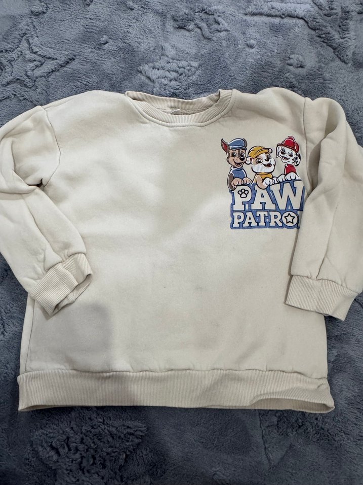 Baskılı Beyaz Erkek Sweatshirt - Görsel 2