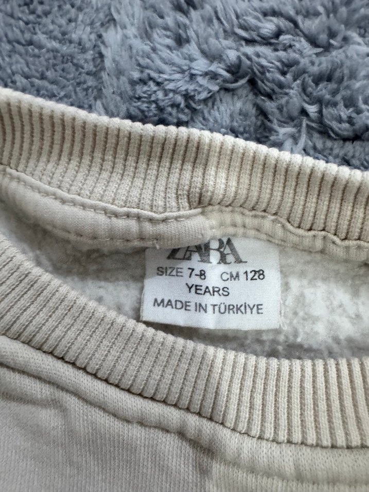 Baskılı Beyaz Erkek Sweatshirt - Görsel 3