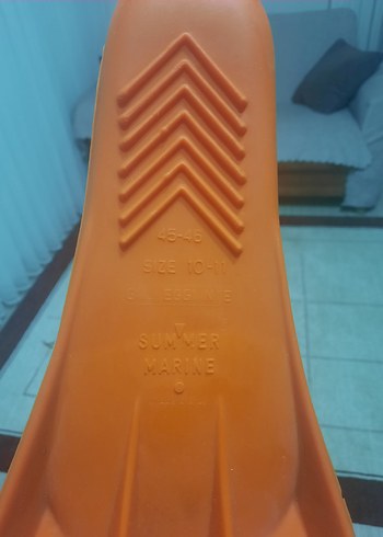 Erkek Turuncu Kauçuk Su Paleti - Görsel 5