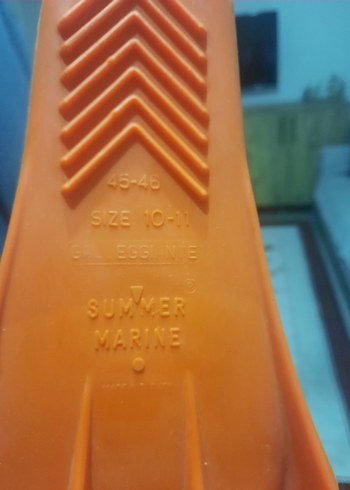 Erkek Turuncu Kauçuk Su Paleti - Görsel 6