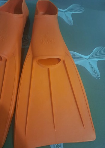 Erkek Turuncu Kauçuk Su Paleti - Görsel 3