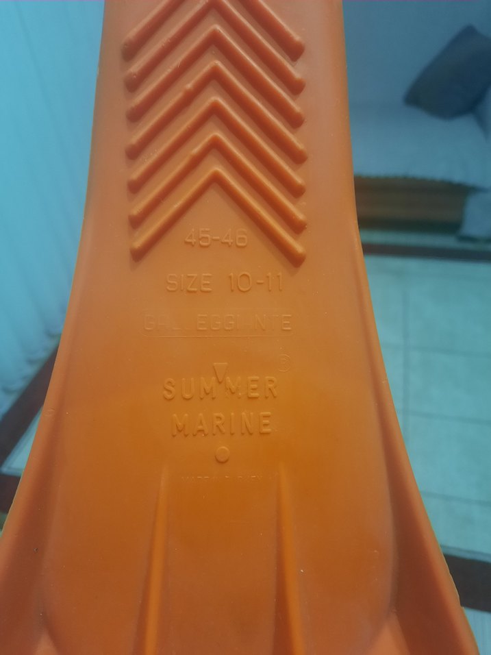 Erkek Turuncu Kauçuk Su Paleti - Görsel 4