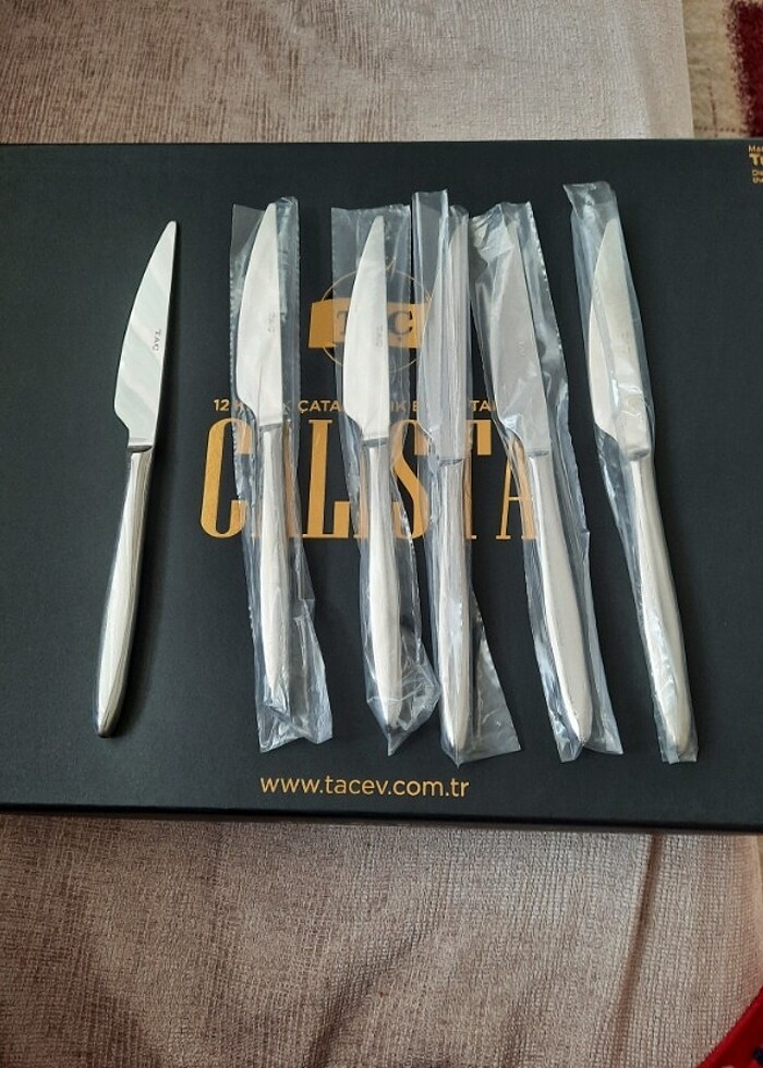 Taç 6lı yemek bıçağı - Görsel 2