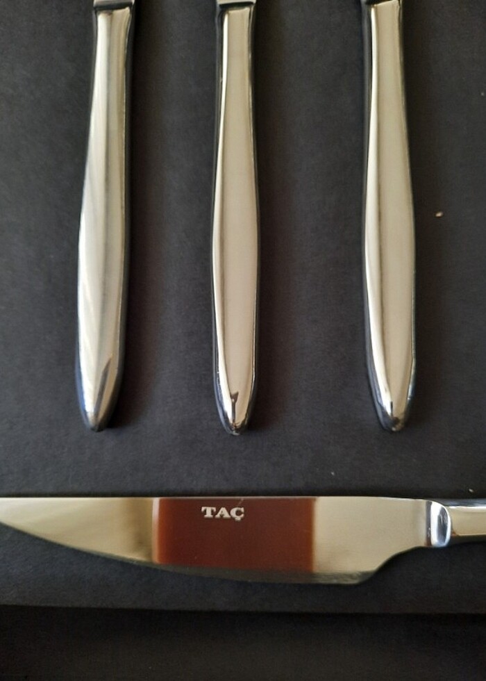 Taç 6lı yemek bıçağı - Görsel 3