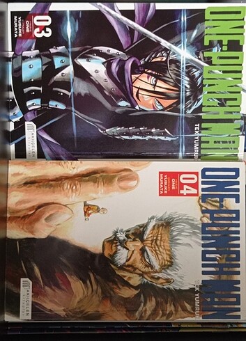 Beden Renk One punch man cilt 1, 2, 3 ve 4
