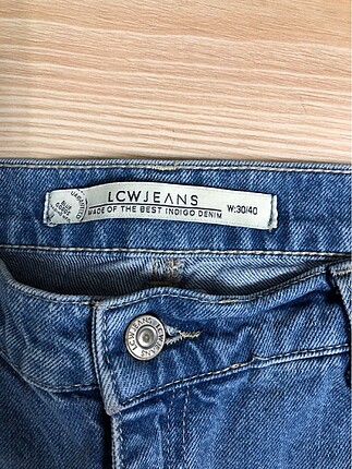 40 Beden mavi Renk Lcw mom jean