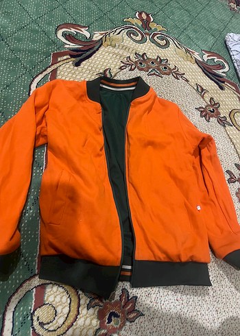 Yeşil Midi Boylu Fermuarlı Kadın Ceket - Görsel 5