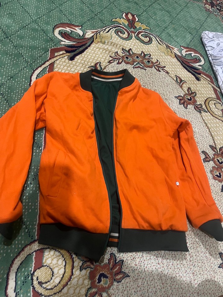 Yeşil Midi Boylu Fermuarlı Kadın Ceket - Görsel 4