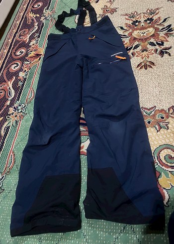 Lacivert Kayak Pantolonu Fermuarlı Cepli - Görsel 4