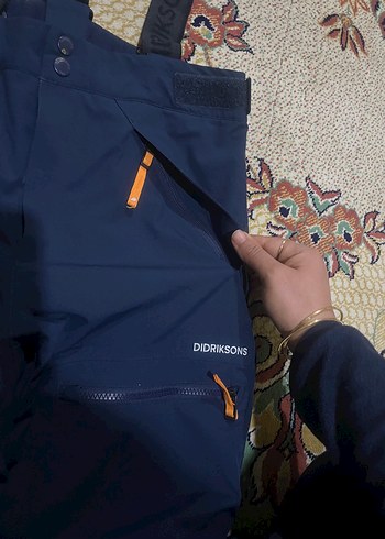 Lacivert Kayak Pantolonu Fermuarlı Cepli - Görsel 10