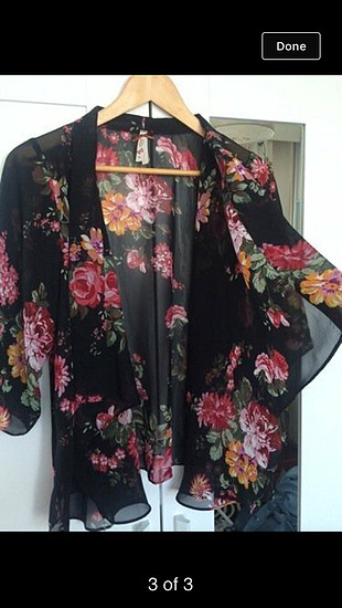 LCW Şifon çiçekli kimono