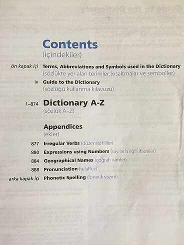 Oxford Dictionary (İngilizce-TR Sözlük)