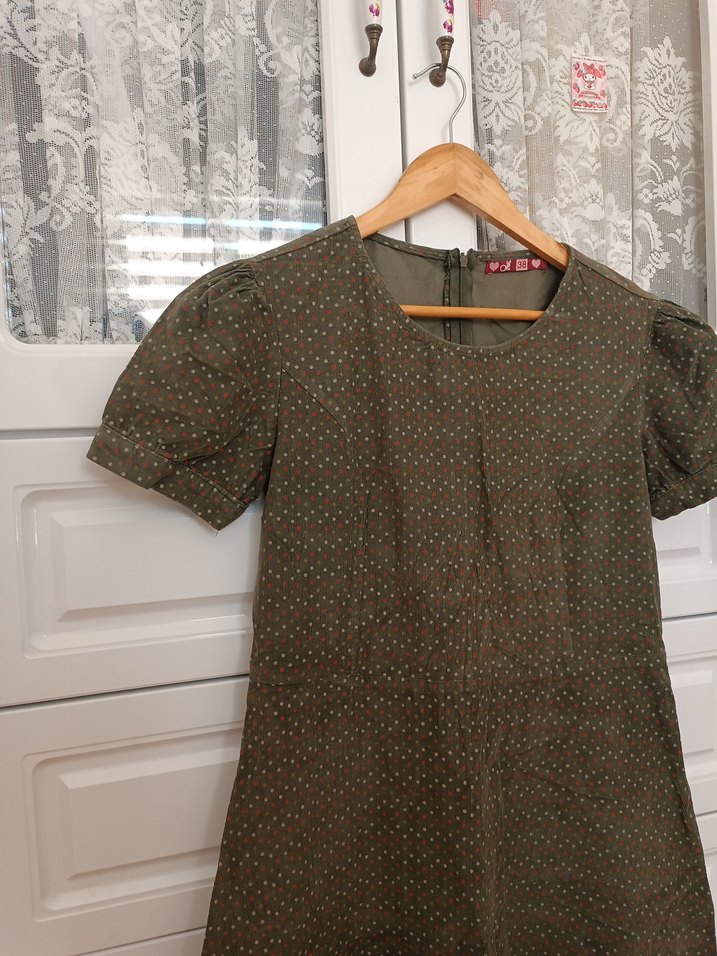 KIŞLIK RETRO ELBİSE - Görsel 3