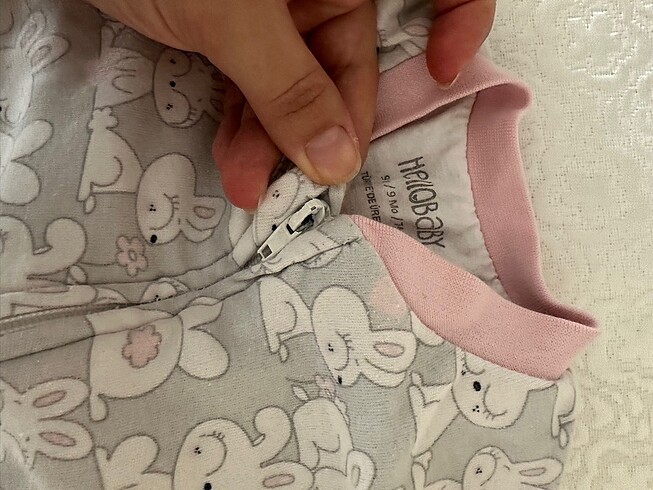 9-12 Ay Beden gri Renk Uyku Tulumu
