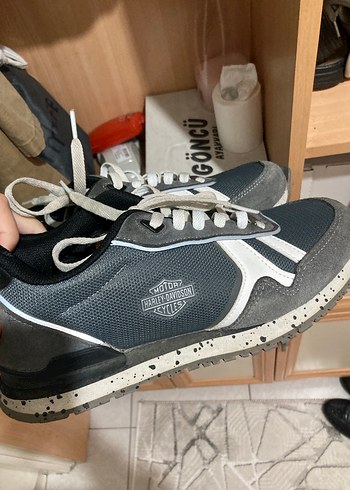 Gri Spor ayakkabı orijinal harley davidson