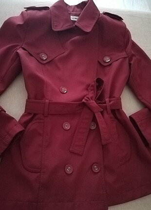 Diğer Bordo trenchcoat