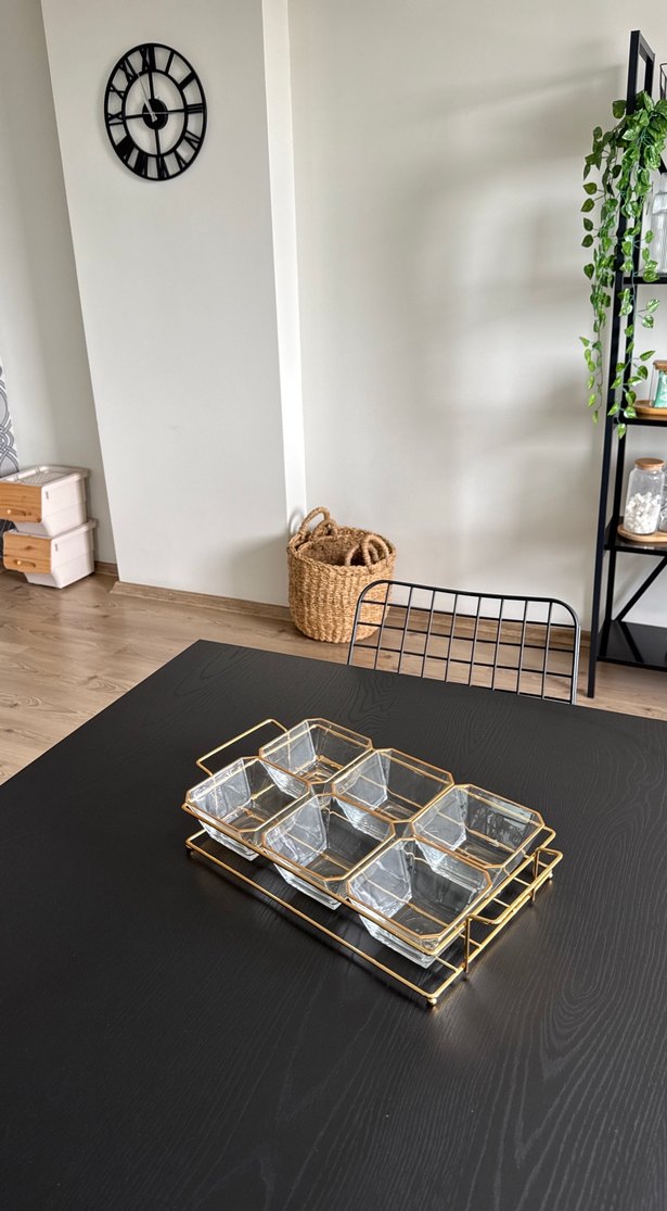 Gold Renkli Cam Kahvaltılık - Görsel 2