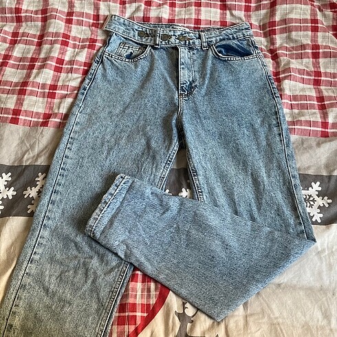 Kemerli Kot Pantolon