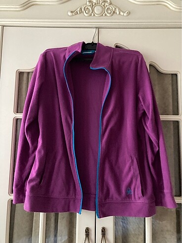 Sport mor polar hırka