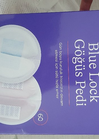  Blue Lock Mavi Göğüs Pedi 60'lı