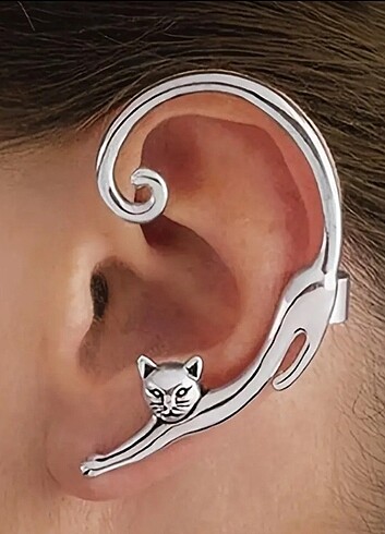 Kedi model küpe
