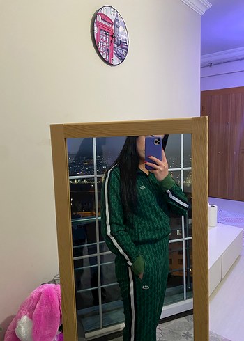 Yeşil Yılan Desenli Kadın Eşofman Takımı - Görsel 3