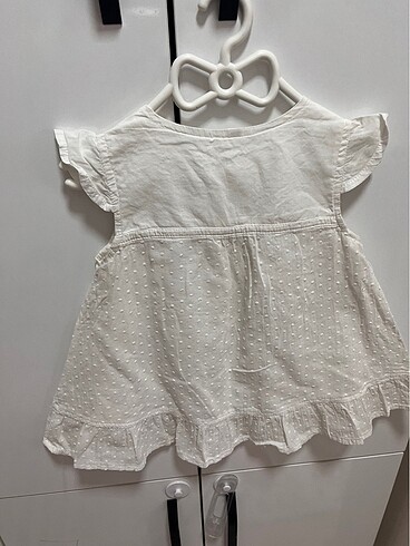 Zara Beyaz bebek elbise