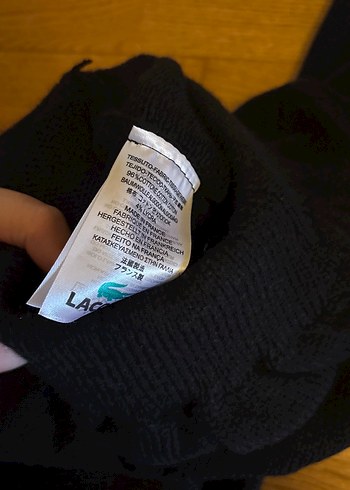 universal Beden Siyah Kadın Triko Rahat Kesim Pantolon lacoste