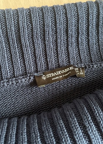 Lacivert Kadın Triko Kayık Yaka Kazak - Görsel 2