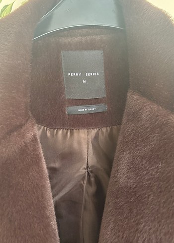 Kahverengi Süet Kürklü Kadın Blazer - Görsel 3