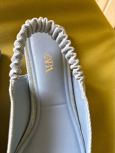 36 Beden mavi Renk Zara YENİ TASLİ BABET
