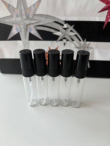 5 adet 5 ml şişe