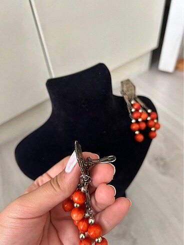  Beden turuncu Renk Özel tasarım küpe