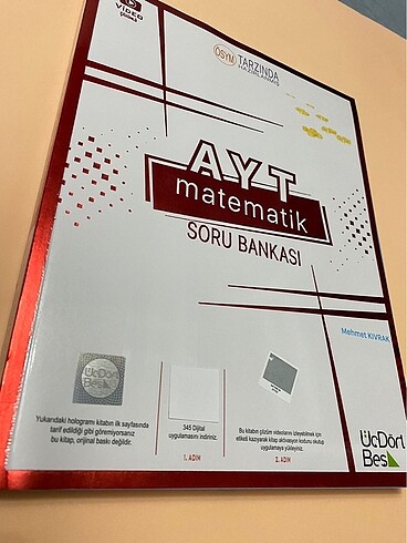  AYT Matematik Soru Bankası üçdörtbeş yayınları