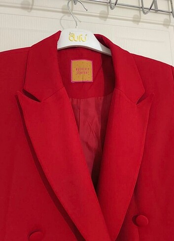s Beden kırmızı Renk WHENEVER COMPANY kırmızı oversize blazer