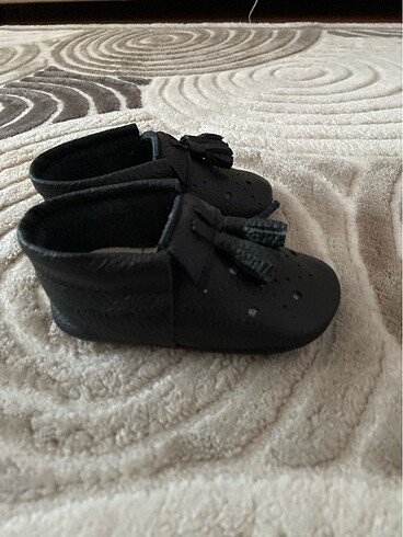 20 Beden siyah Renk Bebek ayakkabı