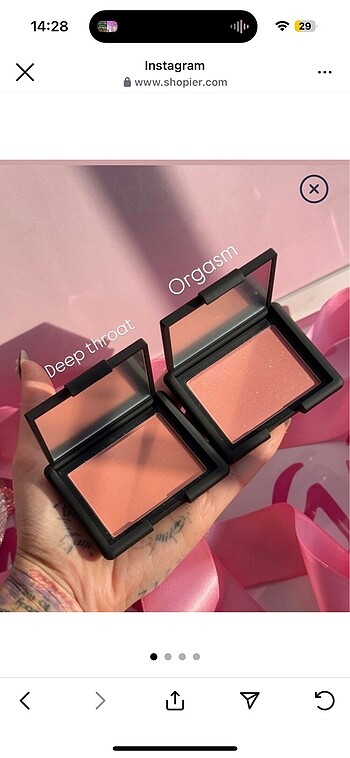 NARS orgasm toz allık - Görsel 3