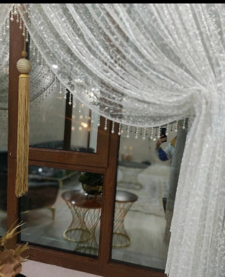 Sıfır bambu keten tül sık pile perde - Görsel 3