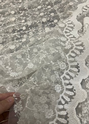 2 tane büyük Taç krem Tül Perde - Görsel 12