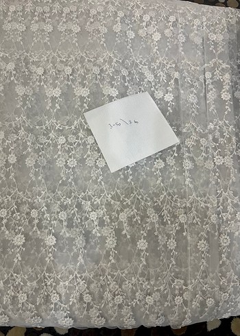 2 tane büyük Taç krem Tül Perde - Görsel 11