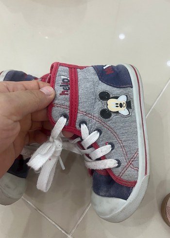 25 Beden Gri Erkek Çocuk Spor Ayakkabı mick mause