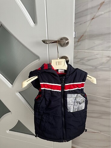 Unisex çocuk kolsuz mont