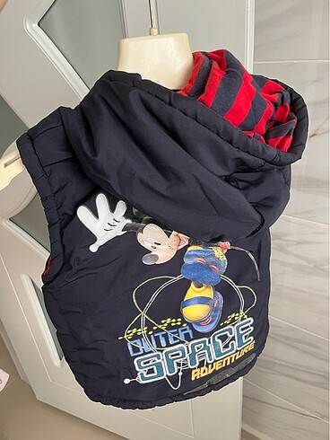 24-36 Ay Beden Unisex çocuk kolsuz mont