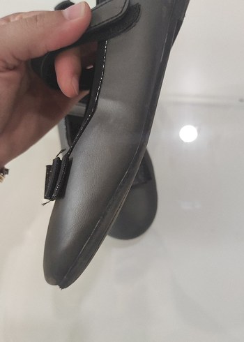 35 Beden siyah Renk kız çocuk babet