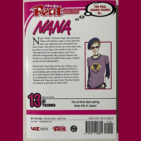  NANA Vol. 13 İngilizce Manga