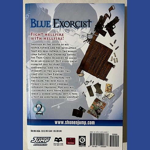  Blue Exorcist Vol. 2 İngilizce Manga