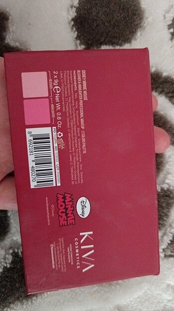 Beden Minnie mouse highlighter ve blus