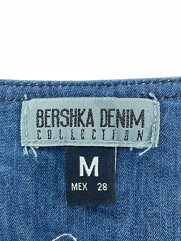 m Beden lacivert Renk Bershka Kısa Elbise %70 İndirimli.